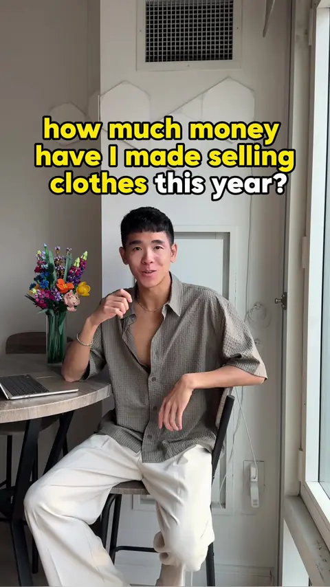 video cover: reselling my clothes with croissant