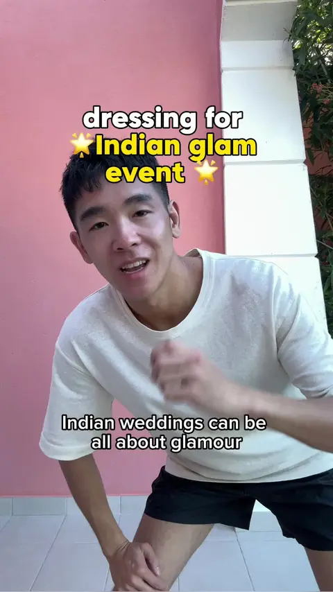 video cover: dressing for an Indian wedding event (sangeet) wearing non-Indian clothing!