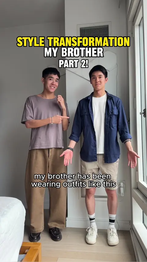 video cover: style transformation: upgrading my brother’s fashion at madewell and uniqlo part 2!