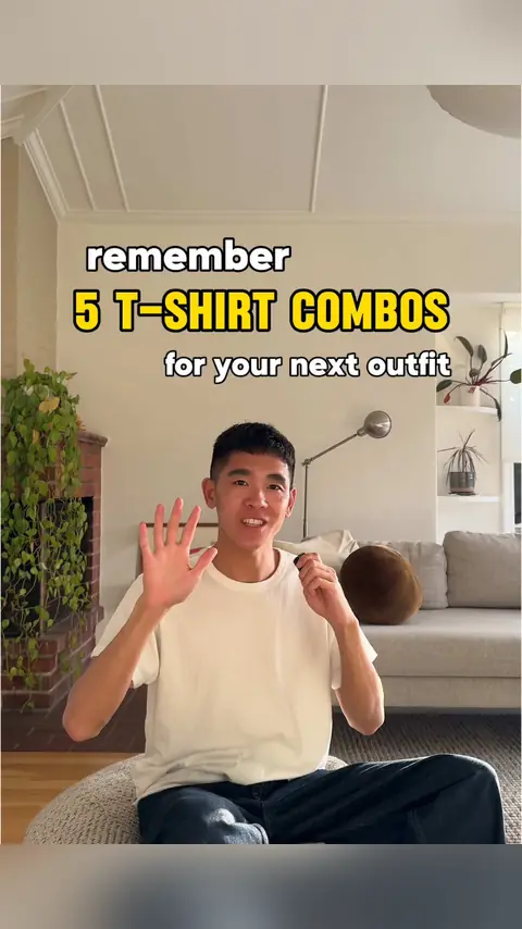 video cover: remember these 5 t-shirt combos for your next outfit!