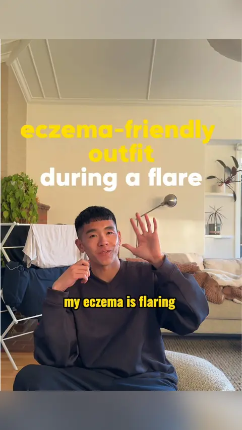 video cover: making an eczema-friendly outfit while i try to figure out what’s triggering my flare
