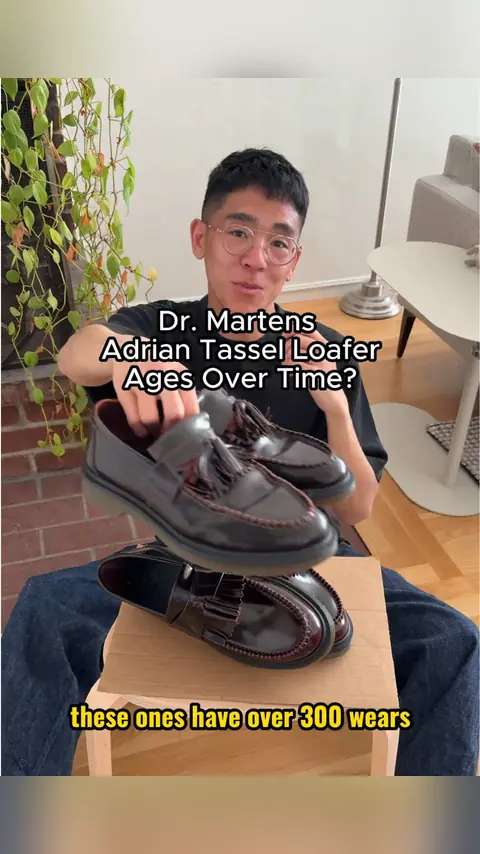 video cover: Adrian Tassel Loafers new vs. after 300 wears!