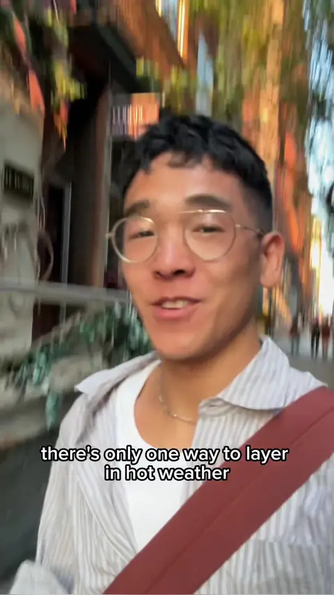 video cover: the only way to layer in hot weather is upon us