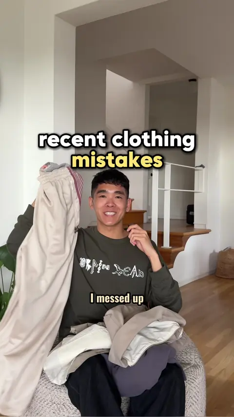 video cover: coming clean about recent clothing mistakes i made