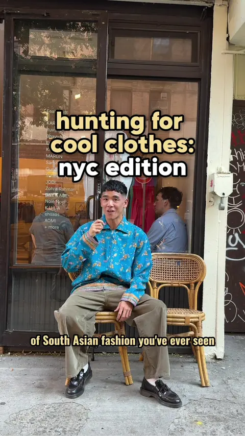 video cover: on the hunt for cool clothes in nyc: south asian designers