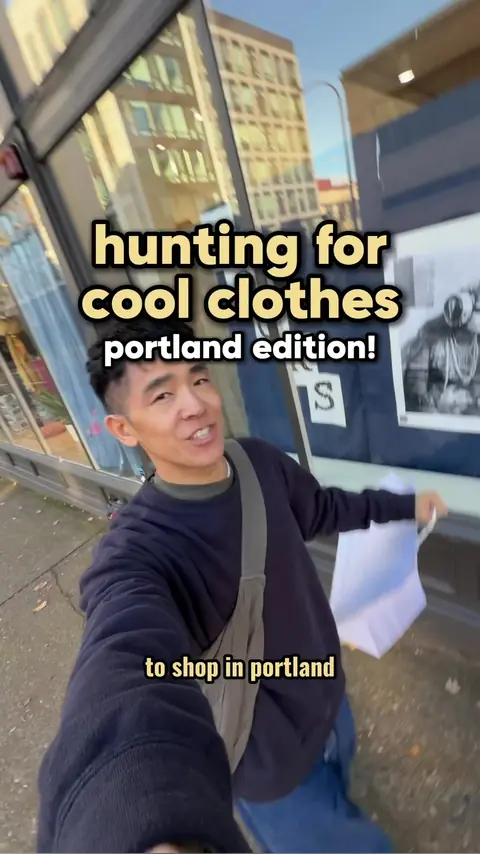 video cover: exploring cool clothing stores in portland: japanese brands