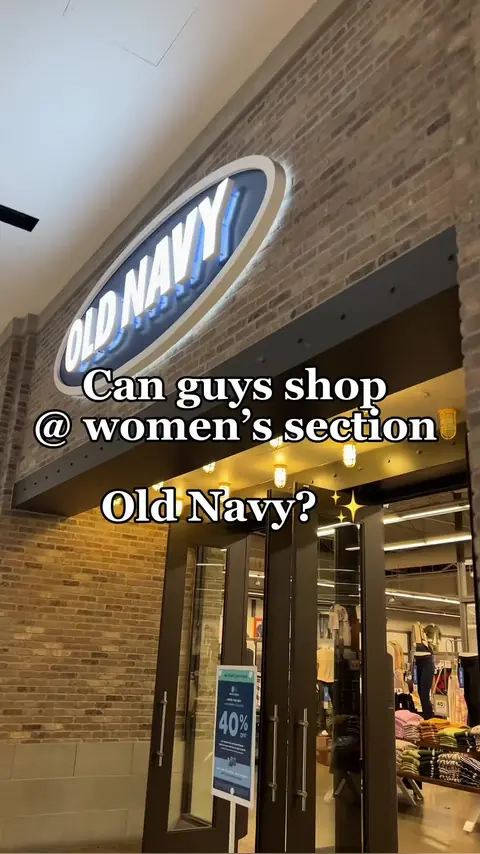video cover: can men shop in the women’s section at old navy?
