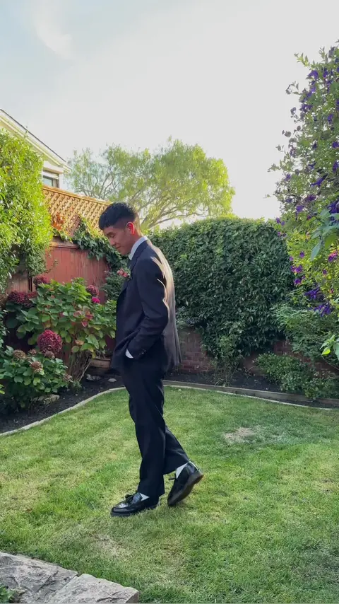 video cover: mto (made-to-order) suit from drake’s from my wedding day