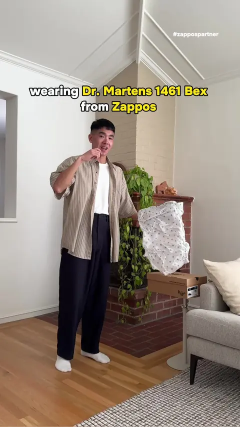 video cover: styling Dr. Martens 1461 Bex shoes from Zappos without ever trying it on in advance @Dr.…