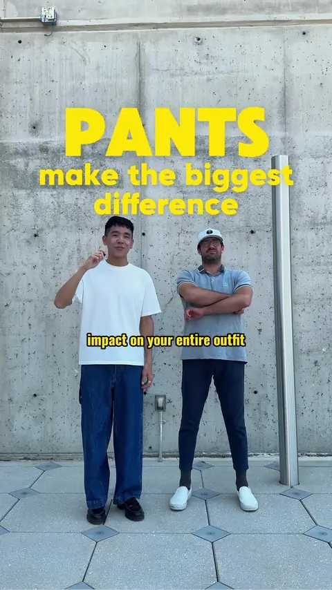 video cover: skinny fit vs relaxed / wide fit pants! found these linen pants at @J.Crew
