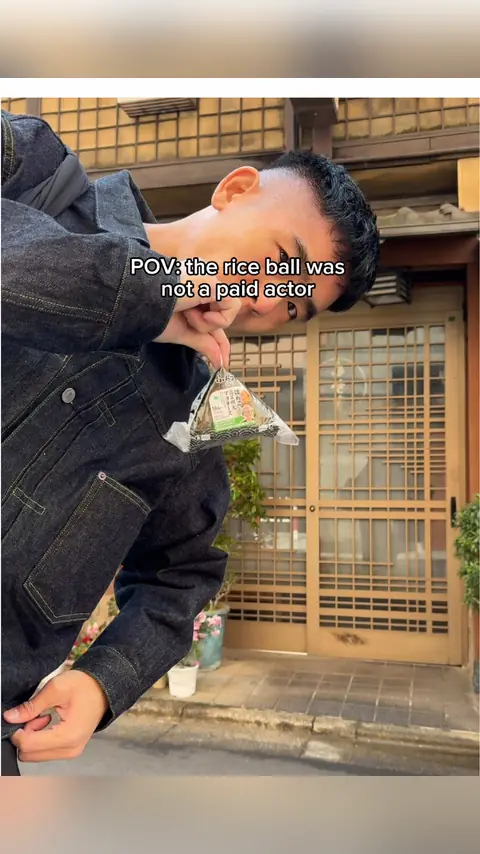video cover: all denim fit check in tokyo, with my uncooperative onigiri