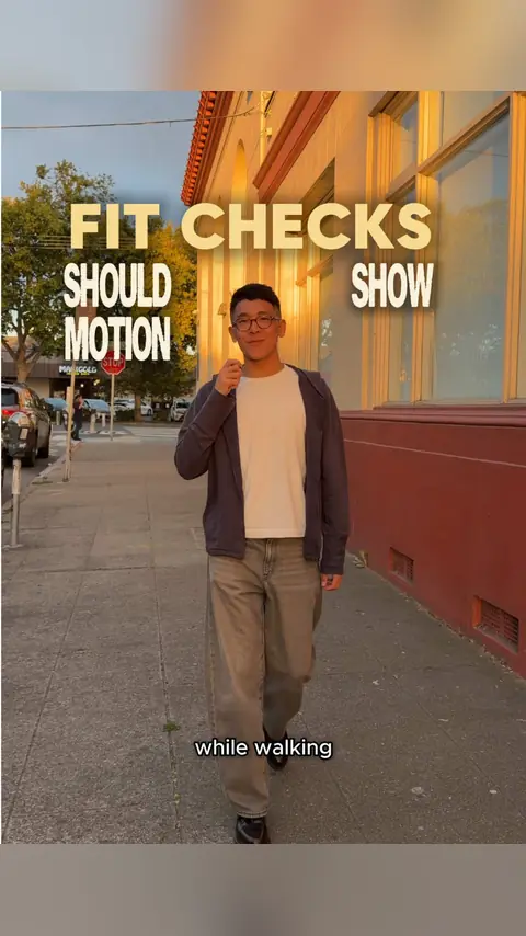 video cover: trying out a different way to document an outfit, what do u think?
